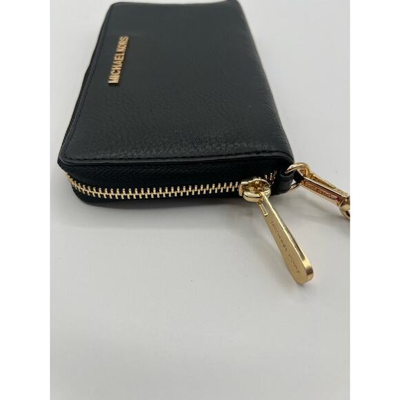 Michael Kors Jet Set Medium Travel Zip Around Wallet with Wristlet Strap - Picture 5 of 7